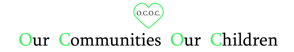LoveOCOC logo with the slogan Our Communities Our Children.